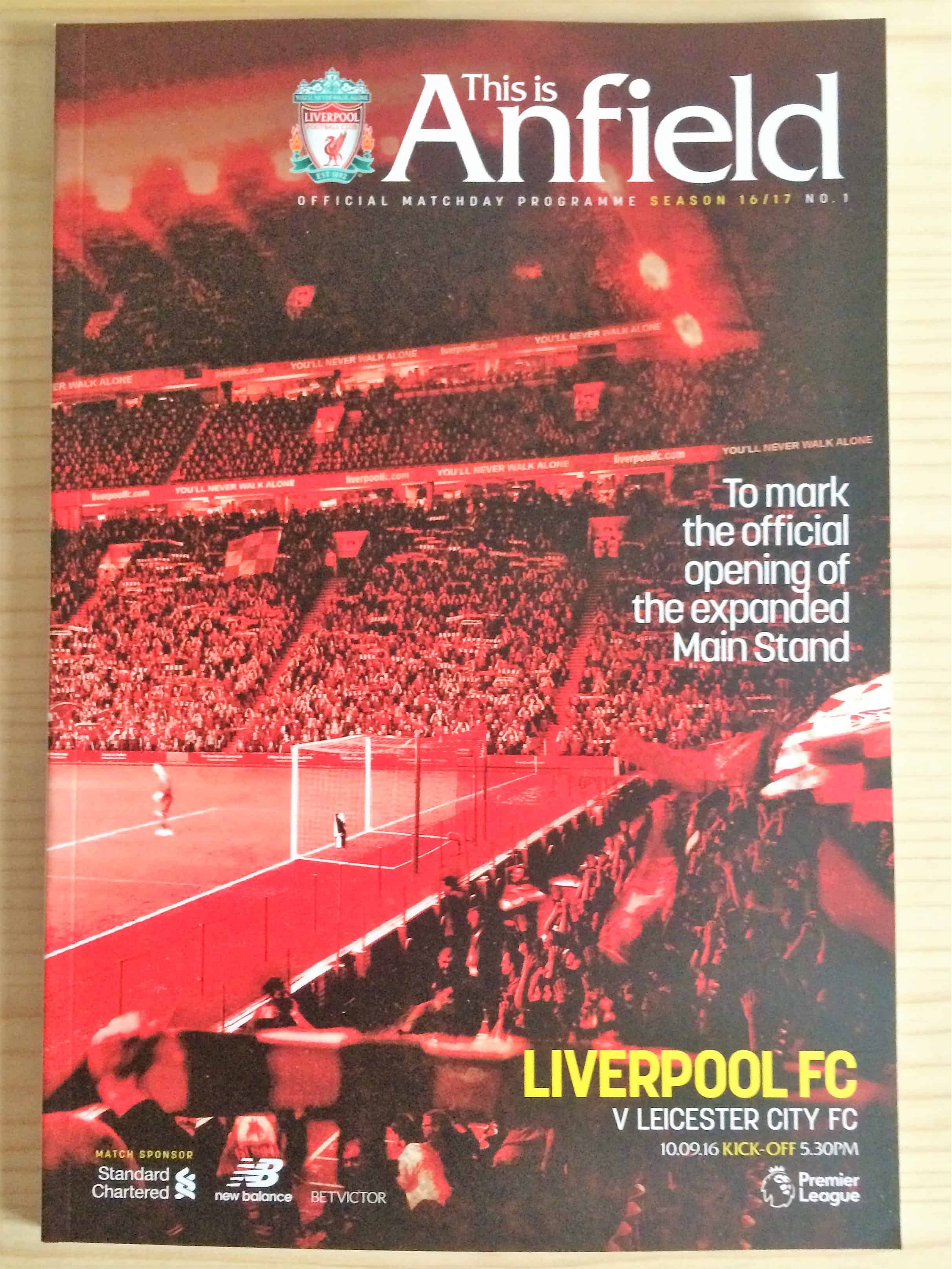 Liverpool FC v Leicester City FC